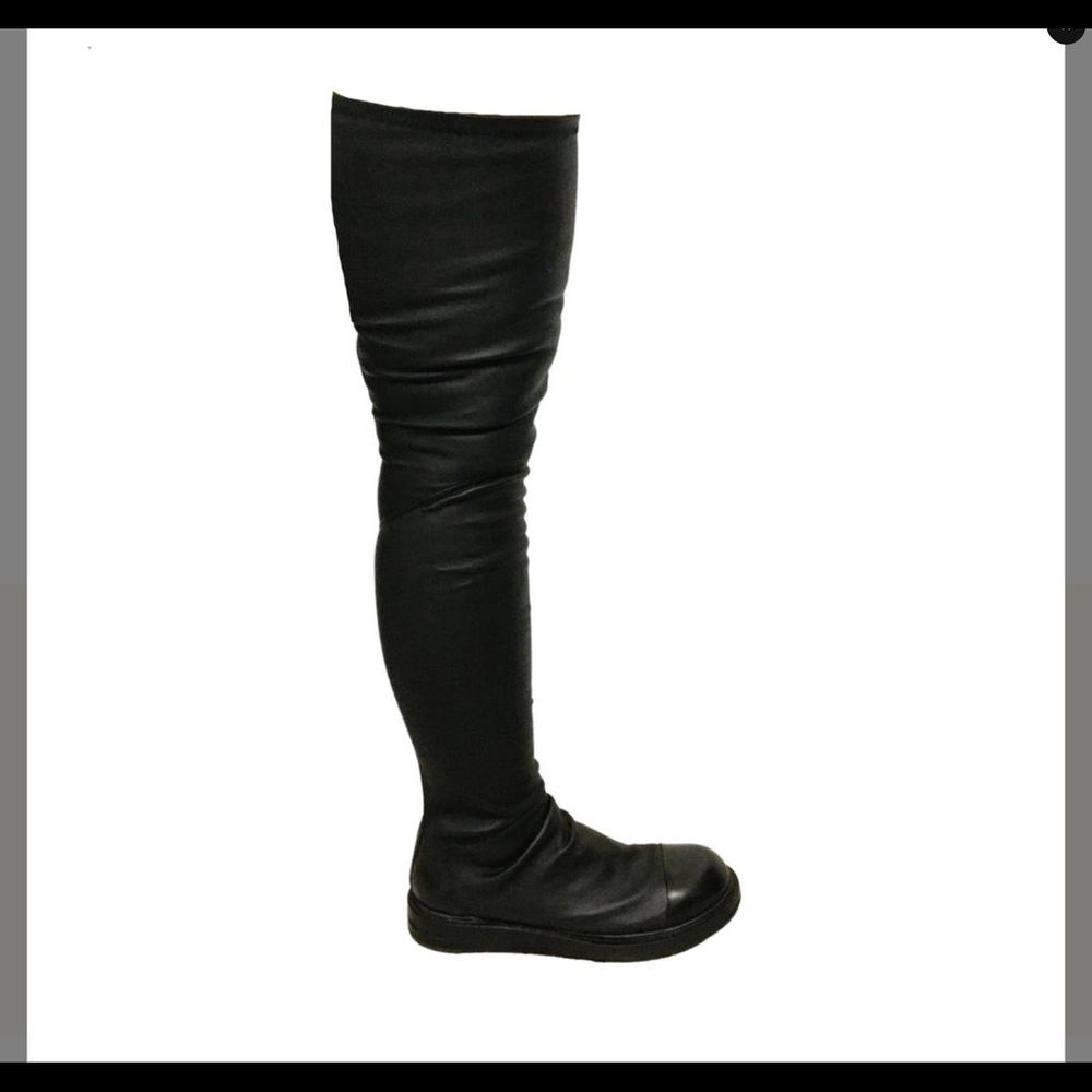 Rick Owens Thigh High Sock Boots